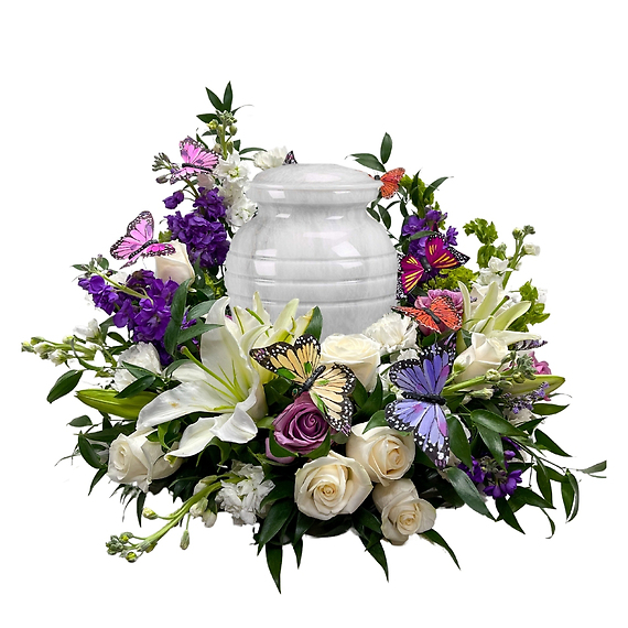 Butterflies from Heaven Urn Arrangement