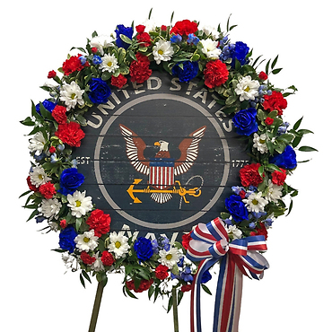 Navy Logo Wreath