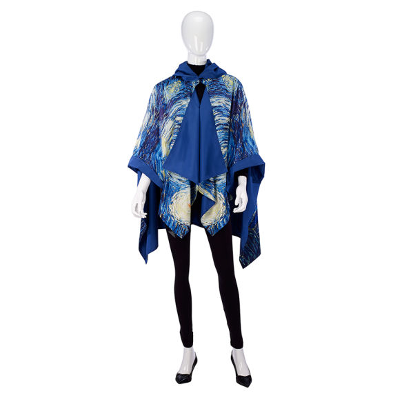 Van Gogh Starry Night RainCape