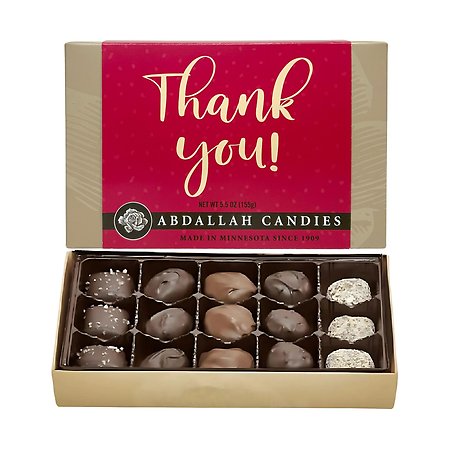 Abdallah Candies Thank You Box