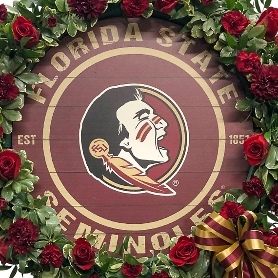 Seminole Logo Wreath