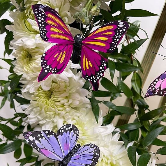 Butterflies from Heaven Wreath