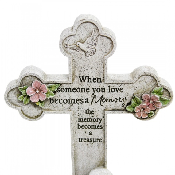 Peace Doves Memory Cross