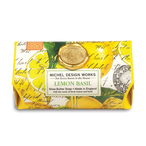 Lemon Basil Large Bath Soap Bar