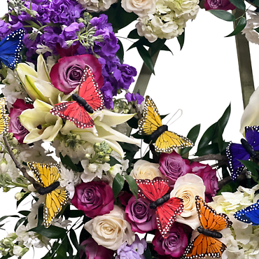 Butterfly Protection Wreath