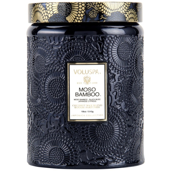 Moso Bamboo Large Jar Candle