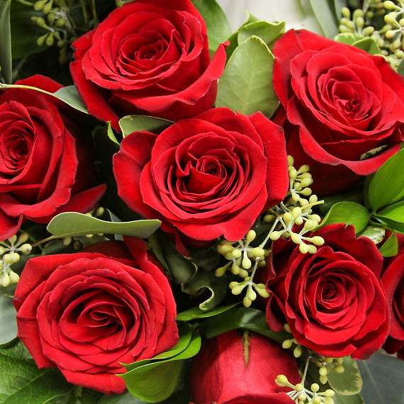 Red Rose Wreath