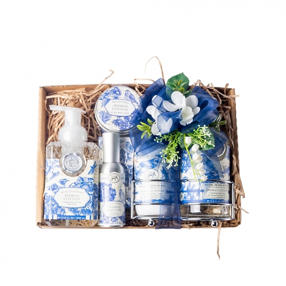 Indigo Cotton Medium Gift Set