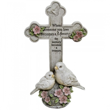 Peace Doves Memory Cross