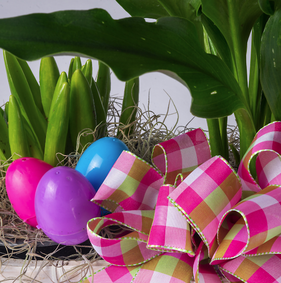 Calla Lily & Hyacinth Planter