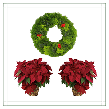 Welcoming Wreath Holiday Package