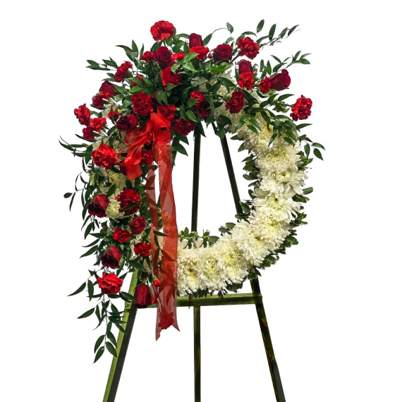 Truly Loved Standing Wreath