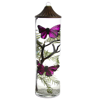 Lifetime Candle - Purple Butterfly XL Cylinder