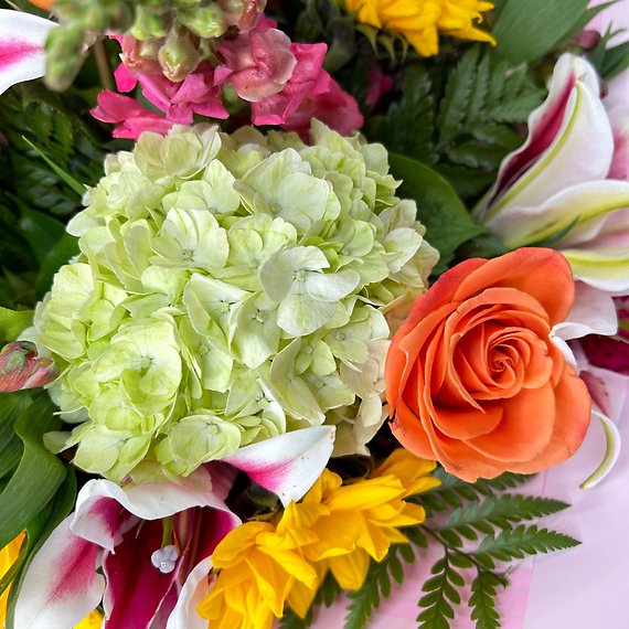 Summer Symphony Wrapped Bouquet