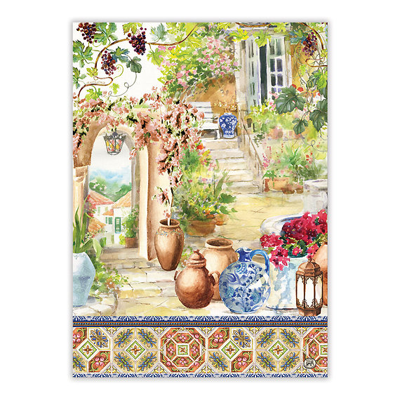 Tuscan Terrace Kitchen Towel