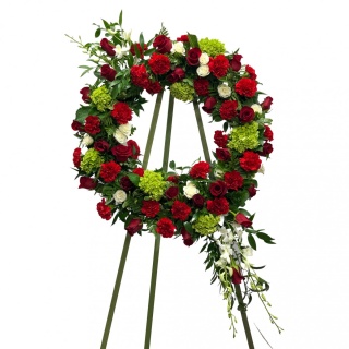 Red and Green Wreath
