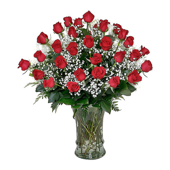 3 Dozen Roses Red