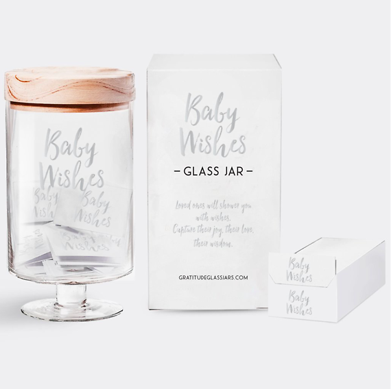 Baby Wishes Glass Jar