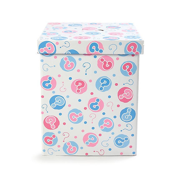 Gender Reveal Balloon Filled Box