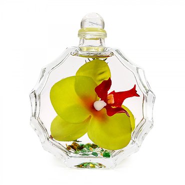 Lifetime Candle - Green Orchid Sunburst