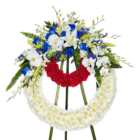 Stars and Stripes Wreath