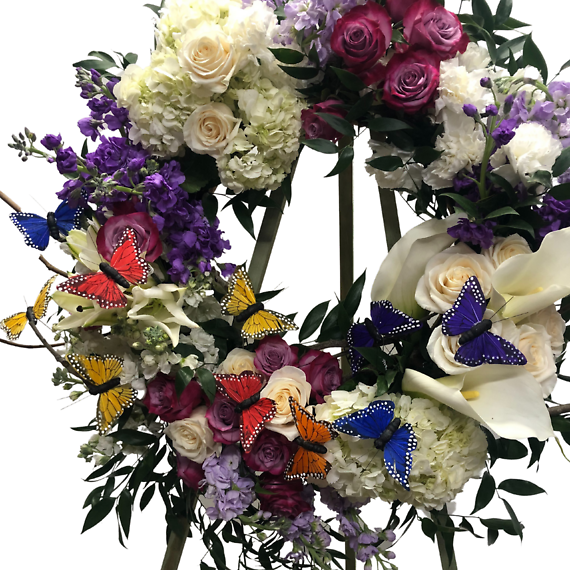 Butterfly Protection Wreath