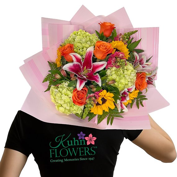 Summer Symphony Wrapped Bouquet
