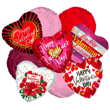 Valentine\'s Day Balloon Bouquet