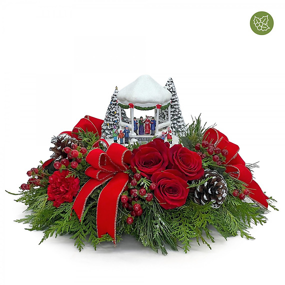 Thomas Kinkade Sweet Sounds of Christmas Bouquet