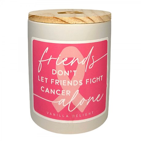 Breast Cancer Awareness Candle