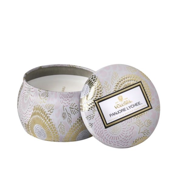 Panjore Lychee Petite Tin Candle