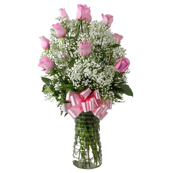 1 Dozen Roses Pink