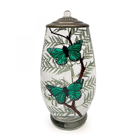 Lifetime Candle - Green Butterfly Brandy