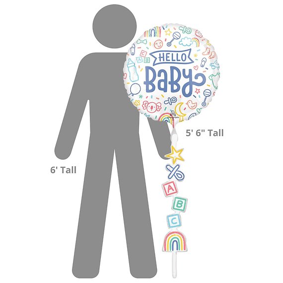 Hello Baby Airwalker Balloon