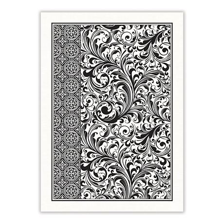 Black Florentine Kitchen Towel