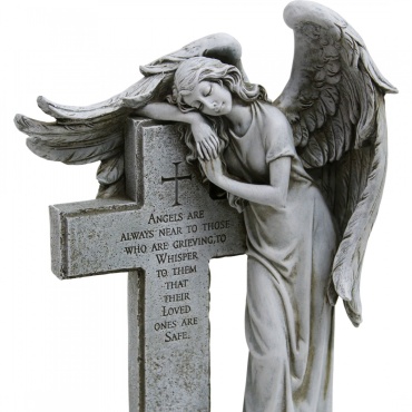 Angel Resting on Cross