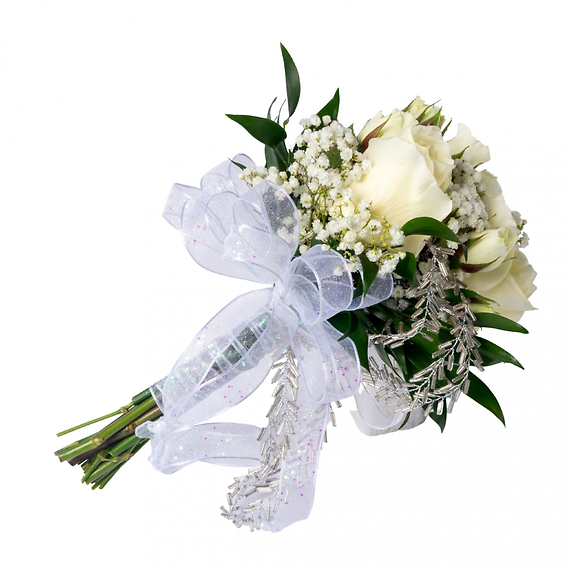 Petite White Rose Bouquet