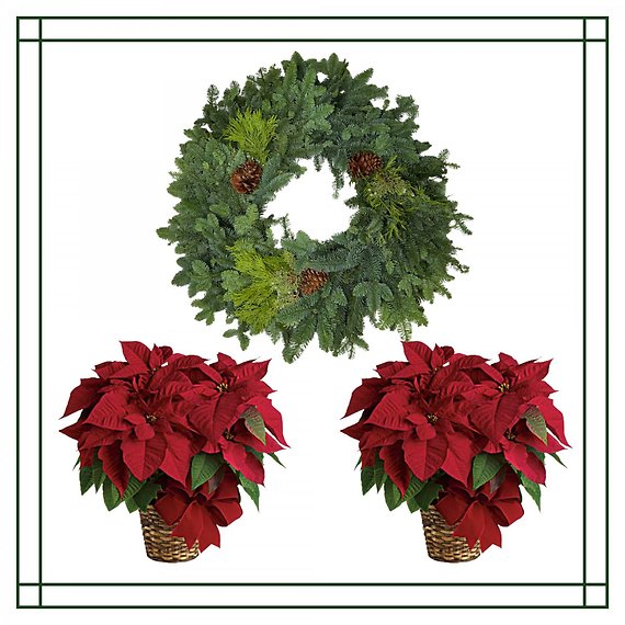 Welcoming Wreath Holiday Package