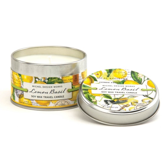 Lemon Basil Travel Candle