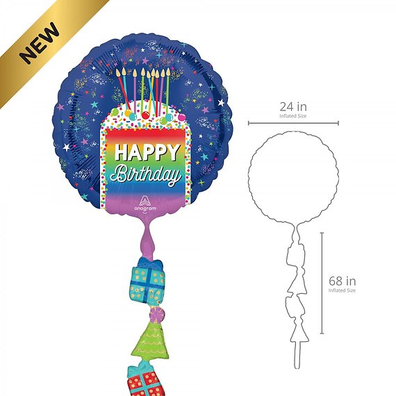 Happy Birthday Airwalker Balloon