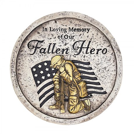Fallen Hero Memorial Garden Plaque